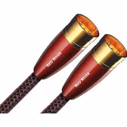 AudioQuest 3m Red River XLR, XLR (3-pin), Mâle, XLR (3-pin), Mâle, 3 m, Noir