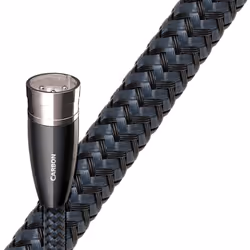 AudioQuest 0.75m AES/EBU Carbon, XLR (3-pin), Mâle, XLR (3-pin), Mâle, 0,75 m, Noir