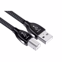 AudioQuest 3m Carbon USB A-B, 3 m, USB A, USB B, USB 2.0, Mâle/Mâle, Noir