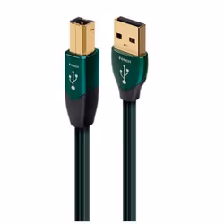 AudioQuest 0.75m Forest USB A-B, 0,75 m, USB A, USB B, USB 2.0, Mâle/Mâle, Noir