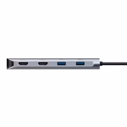 Targus DOCK427GL station d'accueil Avec fil USB 3.2 Gen 2 (3.1 Gen 2) Type-C Gris - Vue supplémentaire 4