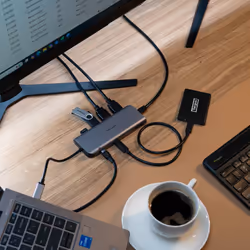 Targus DOCK427GL station d'accueil Avec fil USB 3.2 Gen 2 (3.1 Gen 2) Type-C Gris - Vue supplémentaire 8
