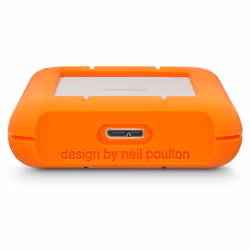 LaCie Rugged Mini disque dur externe 2 To Orange, Argent