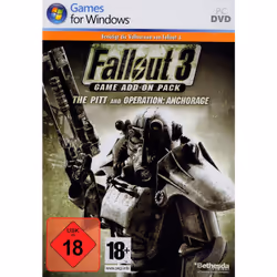 Bethesda Fallout 3 Game Add-On Pack: The Pitt and Operation: Anchorage, PC, Allemand, 26/05/2009, Fallout, Bethesda Game Stud ...