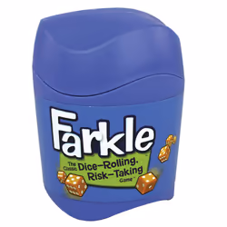 Playmonster Farkle Dice Cup, Universel, Cube (6 faces), unisexe, 8 an(s), Bleu