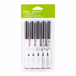 Cricut 2002948 stylo-feutre Multicolore Noir 5 pièce(s)