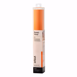 Cricut Smart Vinyl Permanent, Rouleau de vinyle de transfert de chaleur, Orange, Monochromatique, Brillant, 330 mm, 900 mm