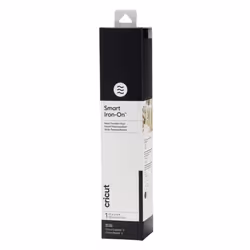 Cricut Smart Iron-On, Rouleau de vinyle de transfert de chaleur, Noir, Monochromatique, 330 mm, 2700 mm