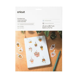 Cricut 2010365 Vinyle de transfert thermique Feuille de vinyle de transfert de chaleur Vinyle de transfert thermique lisse 10 feuilles