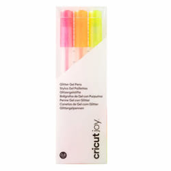 Cricut 2009963 stylo à encre gel Stylos à encre gel avec bouchon Orange, Rose, Jaune 3 pièce(s)