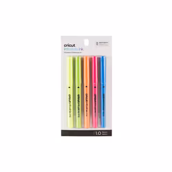 Cricut 2006258, Fin, 5 couleurs, Bleu, Vert, Orange, Rose, Jaune, Multicolore, Rond, 5 pièce(s)