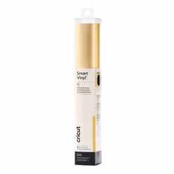 Cricut Smart Vinyl Shimmer Permanent, Rouleau de vinyle de transfert de chaleur, Or, Motif, 330 mm, 900 mm