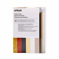 Cricut 2009470, Noir, Crème, Or, Rouge, Taupe, Blanc, Monochromatique, Mat, 121 mm, 168 mm, 114 x 162 mm
