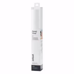 Cricut Smart Vinyl Permanent, Rouleau de vinyle de transfert de chaleur, Blanc, Monochromatique, Brillant, 330 mm, 900 mm