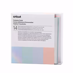 Cricut 2009484, Bleu, Argent, Monochromatique, 121 mm, 121 mm, 14 feuilles