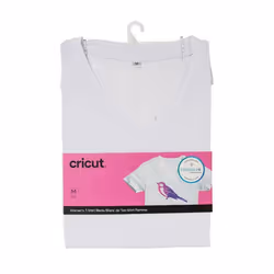 Cricut 2006818, Tee-shirt, Adulte, Femelle, Blanc, M, SML