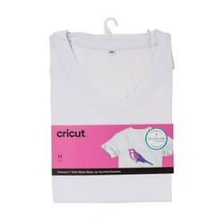 Cricut 2006818 chemise et haut Tee-shirt Col V Manche courte Polyester, Spandex