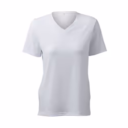 Cricut 2006818 chemise et haut Tee-shirt Col V Manche courte Polyester, Spandex