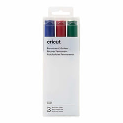 Cricut 2008876 marqueur indélébile Bleu, Vert, Rouge 3 pièce(s)