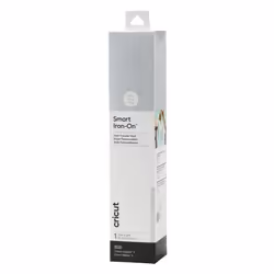 Cricut Smart Iron-On Glitter, Rouleau de vinyle de transfert de chaleur, Argent, Monochromatique, Colle pailletée, 330 mm, 27 ...