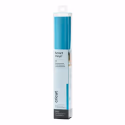 Cricut Smart Vinyl Permanent, Rouleau de vinyle de transfert de chaleur, Bleu, Monochromatique, Brillant, 330 mm, 900 mm