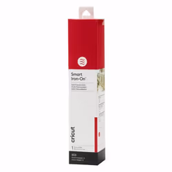 Cricut Smart Iron-On, Rouleau de vinyle de transfert de chaleur, Rouge, Monochromatique, Brillant, 330 mm, 2700 mm