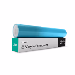 Cricut 2009589, Rouleau de vinyle de transfert de chaleur, Vinyle de transfert thermique lisse, Bleu, Turquoise, Monochromati ...