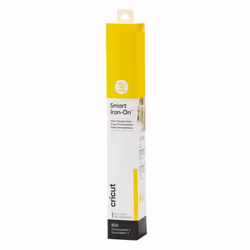 Cricut Smart Iron-On, Rouleau de vinyle de transfert de chaleur, Jaune, Monochromatique, Brillant, 330 mm, 900 mm