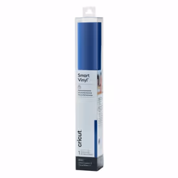 Cricut Smart Vinyl Permanent, Rouleau de vinyle de transfert de chaleur, Bleu, Monochromatique, Brillant, 330 mm, 900 mm