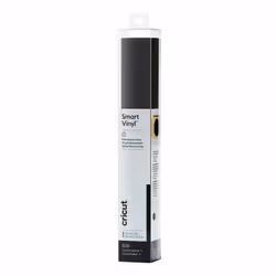 Cricut Smart Vinyl Shimmer Permanent, Rouleau de vinyle de transfert de chaleur, Noir, Monochromatique, 330 mm, 900 mm