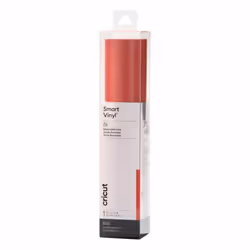 Cricut Smart Vinyl Removable, Rouleau de vinyle de transfert de chaleur, Rouge, Monochromatique, Brillant, 330 mm, 3700 mm