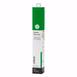 Cricut Smart Iron-On, Rouleau de vinyle de transfert de chaleur, Vert, Monochromatique, Brillant, 330 mm, 900 mm