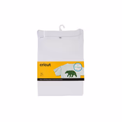 Cricut 2007904, Tee-shirt, Autres, Mâle, Blanc, XL, Monochromatique