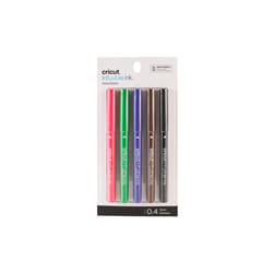 Cricut 2006257 stylo-feutre Fin Noir, Sans couleur, Vert, Violet, Rouge 5 pièce(s)