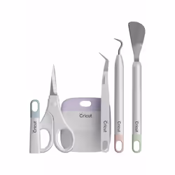 Cricut 2006695, Kit d'outils de base, Gris, Argent, 5 pièce(s)
