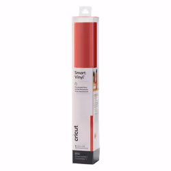 Cricut Smart Vinyl Permanent, Rouleau de vinyle de transfert de chaleur, Rouge, Monochromatique, Brillant, 330 mm, 900 mm