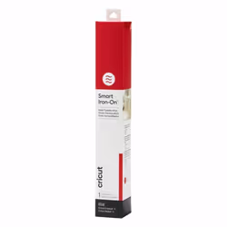 Cricut Smart Iron-On, Rouleau de vinyle de transfert de chaleur, Rouge, Monochromatique, Brillant, 330 mm, 900 mm