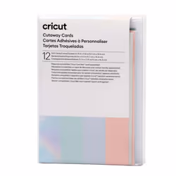 Cricut 2009483, Bleu, Multicolore, Argent, Blanc, Monochromatique, Mat, Argent, 130 mm, 184 mm