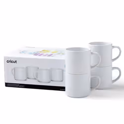 Cricut 2009392 Tasse Blanc Universel 4 pièce(s)