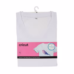 Cricut 2006820, Tee-shirt, Adulte, Femelle, Blanc, XL, SML