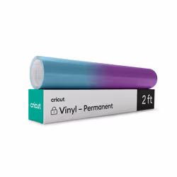 Cricut 2009590, Rouleau de vinyle de transfert de chaleur, Vinyle de transfert thermique lisse, Violet, Turquoise, Monochroma ...