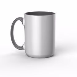 Cricut 2009330, Unique, 0,425 L, Gris, Blanc, Vitrocéramique, Mug, Universel