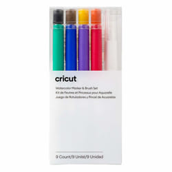 Cricut 2009979 marqueur 8 pièce(s) Noir, Bleu, Vert, Orange, Violet, Rouge, Jaune