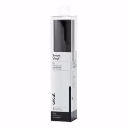 Cricut Smart Vinyl Removable, Rouleau de vinyle de transfert de chaleur, Noir, Monochromatique, Brillant, 330 mm, 3700 mm