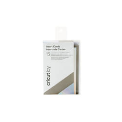Cricut Insert Cards, Gray/Silver Holographic Carte de vœux classique 15 pièce(s)
