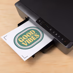 Cricut Joy Xtra Iron-On Feuille de vinyle de transfert de chaleur Vinyle de transfert thermique lisse 5 feuilles