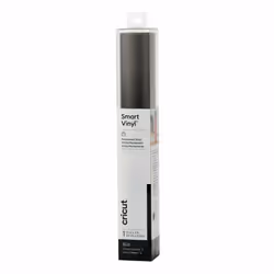 Cricut Smart Vinyl Permanent, Rouleau de vinyle de transfert de chaleur, Noir, Monochromatique, Brillant, 330 mm, 900 mm