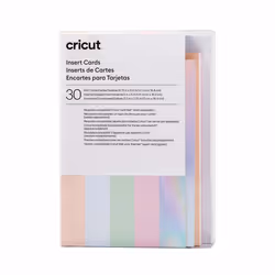 Cricut 2009468, Bleu, Argent, Monochromatique, 121 mm, 168 mm, 30 feuilles
