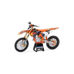 Moto miniature 1/12 - KTM - 450 SXF Factory Racing - Orange - Réplique Aaron PLESSINGER - NewRay