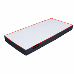 X Rocker X COOL, Taille enfant / adulte, Matelas en mousse à haute résilience, Noir, Rouge, Blanc, 150 mm, 900 mm, 1900 mm